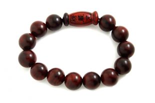 紅檀楞嚴咒手珠15mm