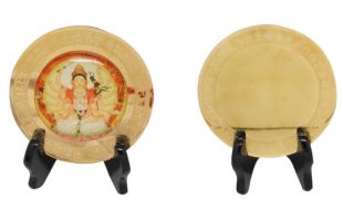 鍍金準提鏡(含架)